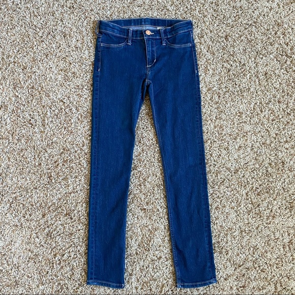H&M Blue Jeans for Girls Denim &Denim Skinny Fit - Picture 1 of 9